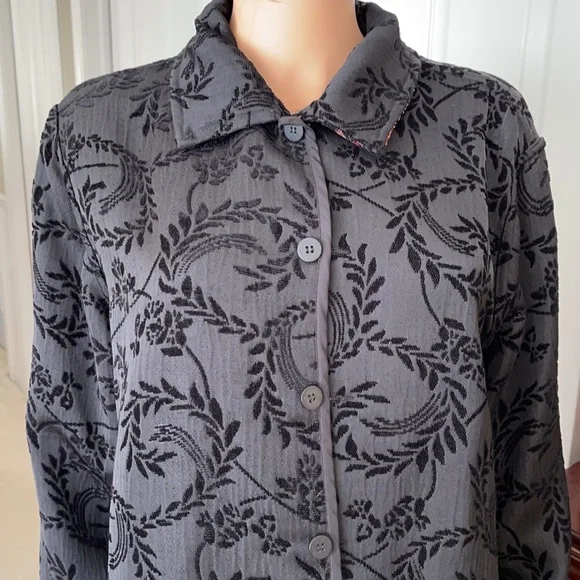 NWOT Coldwater Creek reversible embroidered blazer jacket - Picture 10 of 15